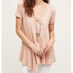 ✨HP✨ Anthropologie flutter peplum tee size XS